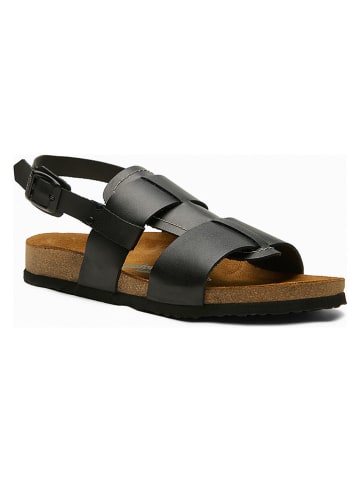 Comfortfusse Leren sandalen "Likya" zwart