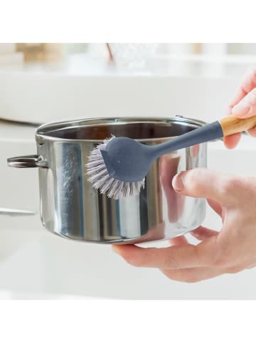 Vigar Szczotki (3 szt.) "Zeroline" w kolorze niebiesko-kremowo-szarym - wys. 27 cm