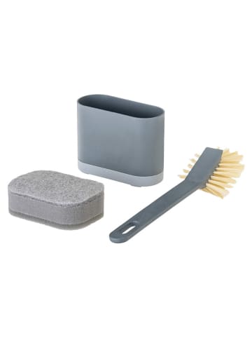 Vigar 3-częściowy zestaw "Zeroline" w kolorze szarym do zlewu - 12 x 26 x 5 cm