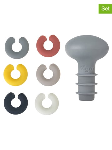 Vigar 7tlg. Wein-Set "Maid" in Bunt