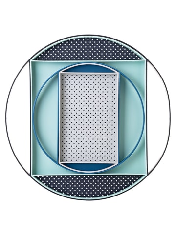 Vigar Tace (4 szt.) "Flap" w kolorze czarno-niebiesko-turkusowym