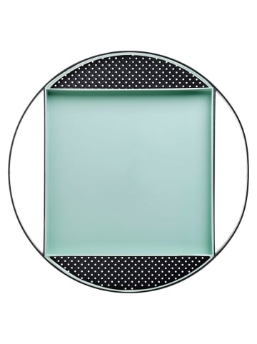 Vigar 2er-Set: Tabletts "Flap" in Schwarz/ Türkis