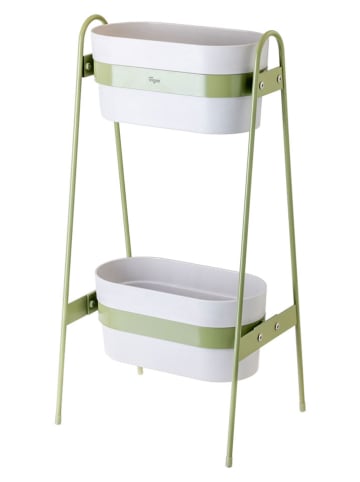 Vigar Regał "Urban garden" w kolorze zielonym na rośliny - 37 x 75 x 30 cm