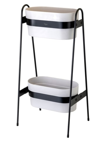 Vigar Pflanzregal "Urban garden" in Schwarz - (B)37 x (H)75 x (T)30 cm