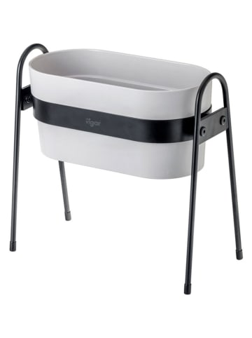 Vigar Pflanzregal "Urban garden" in Schwarz - (B)38 x (H)36 x (T)19 cm