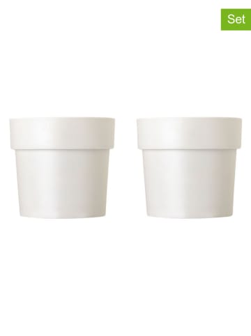 Vigar Doniczki (2 szt.) "Urban garden" w kolorze szarym - wys. 16 x Ø 17,5 cm