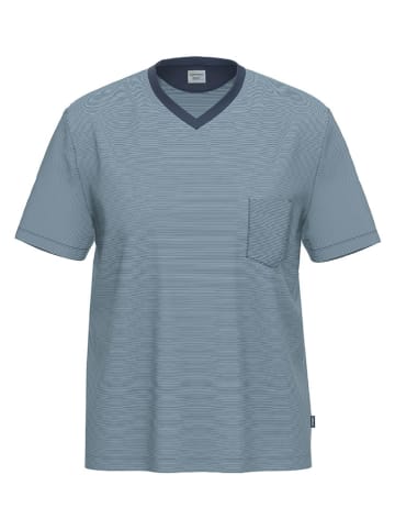 Ammann Pyjama-Oberteil in Dunkelblau