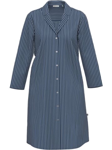 Seidensticker Koszula nocna w kolorze granatowo-białym