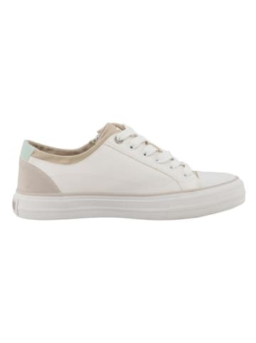 MUSTANG SHOES Sneakers "Ulla" in Weiß/ Beige