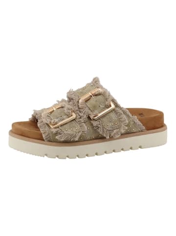 MUSTANG SHOES Slippers "Malina" zandkleurig