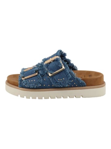 MUSTANG SHOES Pantoletten "Malina" in Blau