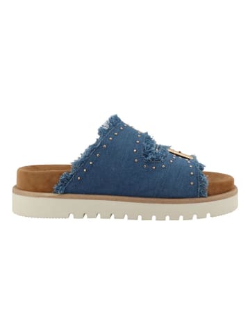 MUSTANG SHOES Slippers "Malina" blauw