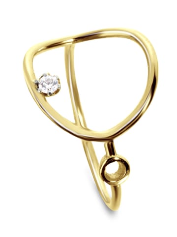 OR Carats Gold-Ring mit Diamant