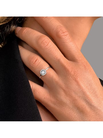 OR Carats Witgouden ring met diamanten en edelsteen