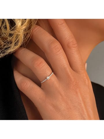 OR Carats Witgouden ring met diamanten en edelsteen