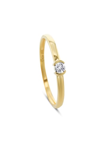 OR Carats Gold-Ring mit Diamant