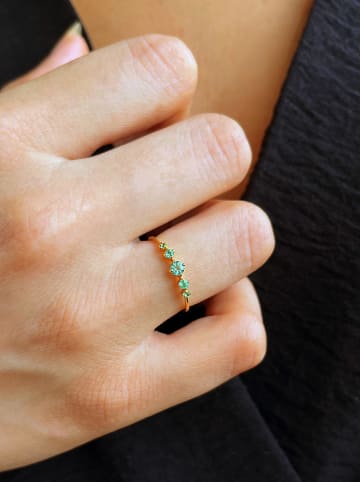 OR Carats Gouden ring met edelstenen