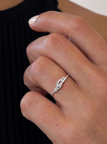 OR Carats Weißgold-Ring mit Diamanten