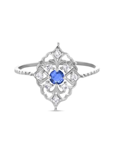 OR Carats Witgouden ring met edelstenen