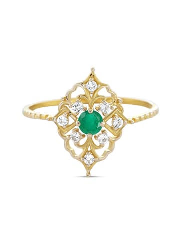 OR Carats Gold-Ring mit Edelsteinen