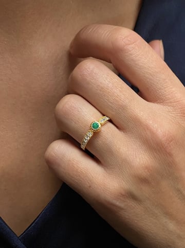 OR Carats Gold-Ring mit Edelsteinen