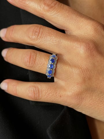 OR Carats Witgouden ring met diamanten en edelstenen