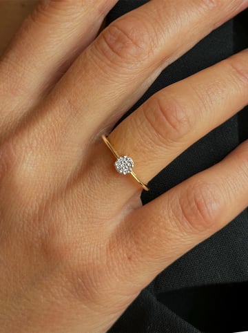 OR Carats Gold-Ring mit Diamant