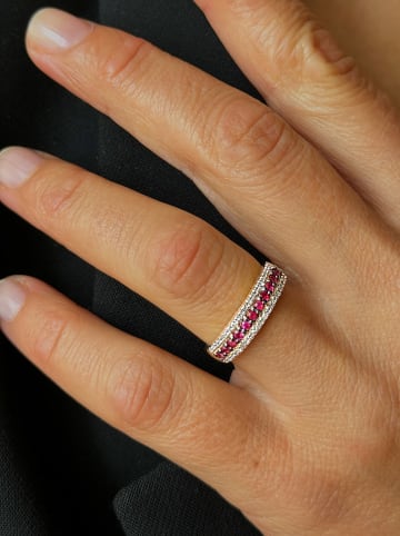 OR Carats Gold-Ring mit Diamanten und Edelsteinen