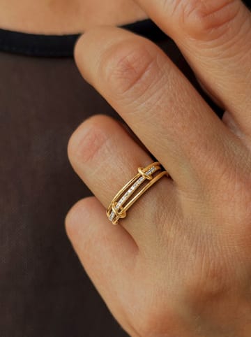 OR Carats Gouden ring met diamanten