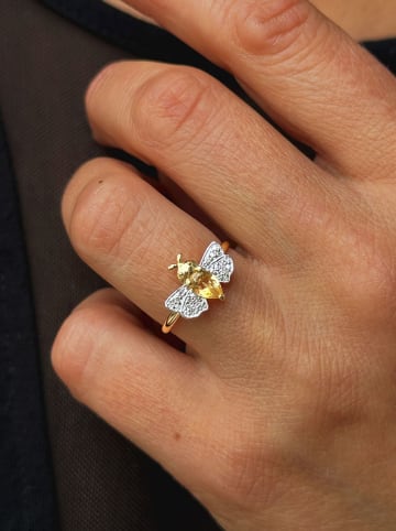 OR Carats Gold-Ring mit Edelsteinen