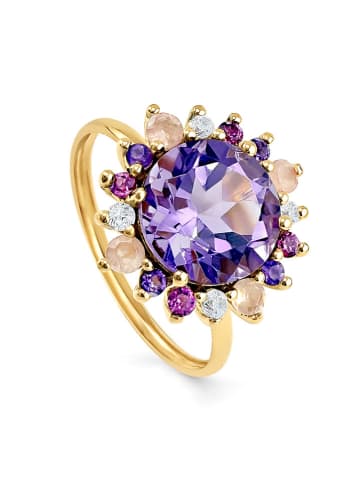 OR Carats Gouden ring met edelstenen