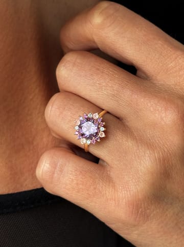 OR Carats Gouden ring met edelstenen