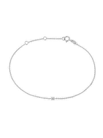 OR Carats Weißgold-Armkette mit Diamant