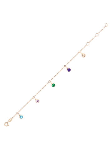 OR Carats Roségouden armband met edelstenen