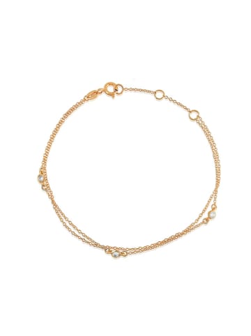 OR Carats Roségold-Armkette mit Edelsteinen