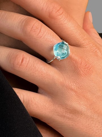 OR Carats Witgouden ring met edelsteen