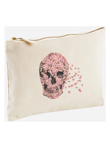 WOOOP Clutch "Beautiful Death" in Creme/ Rosa - (B)24 x (H)16 cm