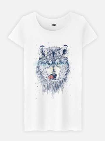 WOOOP Shirt "Dinner Time" in Weiß
