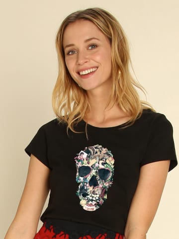 WOOOP Shirt "Vintage Skull" in Schwarz