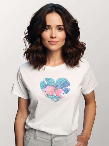 WOOOP Shirt in Weiß