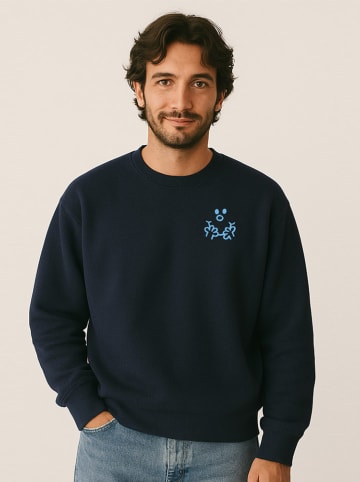 WOOOP Sweatshirt in Dunkelblau