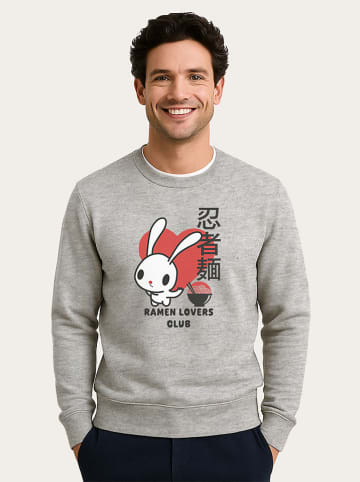 WOOOP Sweatshirt "Torc Ramen Lovers Club Bunny" grijs
