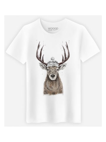 WOOOP Shirt "Let's Go Outside" wit