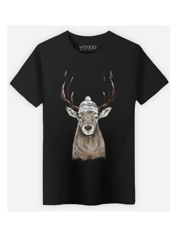 WOOOP Shirt "Let's Go Outside" zwart
