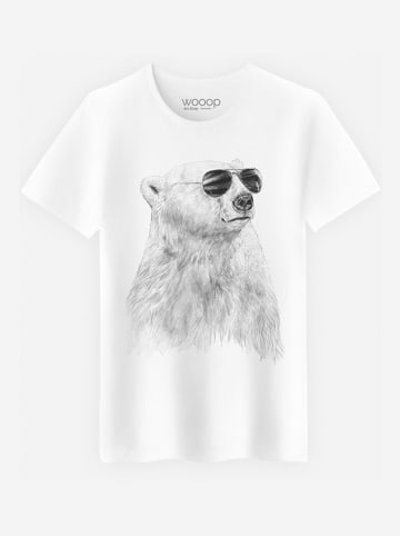 WOOOP Shirt "Don't Let the Sun Go Down" in Weiß