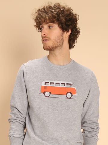 WOOOP Sweatshirt "Red Van" grijs