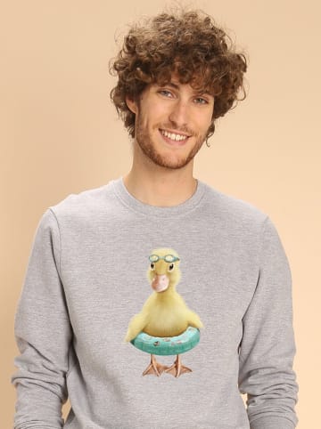 WOOOP Bluza w kolorze szarym