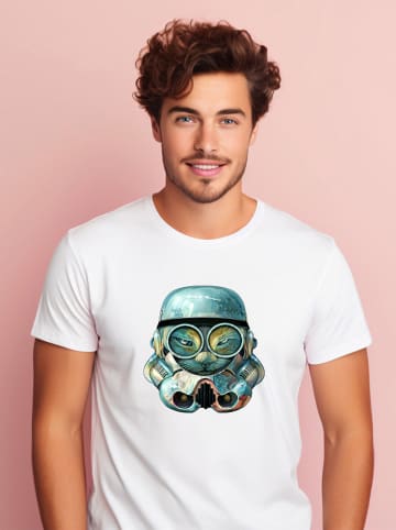 WOOOP Shirt "Trooper Cat" in Weiß