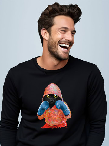 WOOOP Sweatshirt in Schwarz