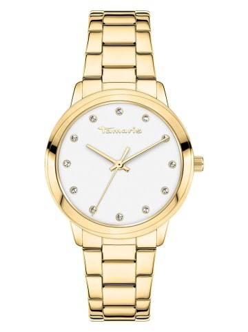 Tamaris Zegarek kwarcowy w kolorze złoto-białym